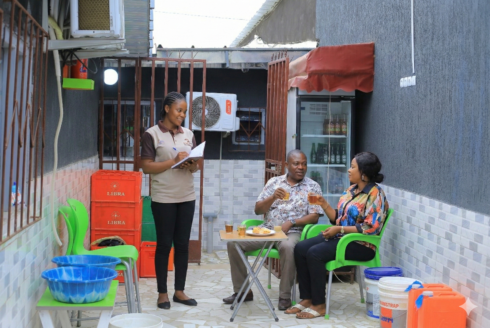Facade de Mindset Bars et Residences a Abobo Anoukoua